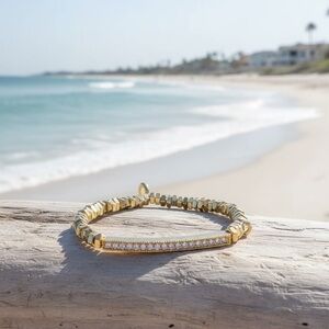 Park Lane “Serena” Gold Bracelet with Crystal Accents